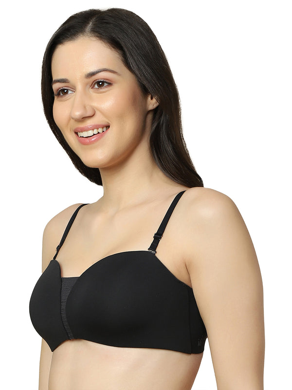 TRIUMPH BRA 10214443-BLACK 04 Flex Smart Detachable Padded Bra