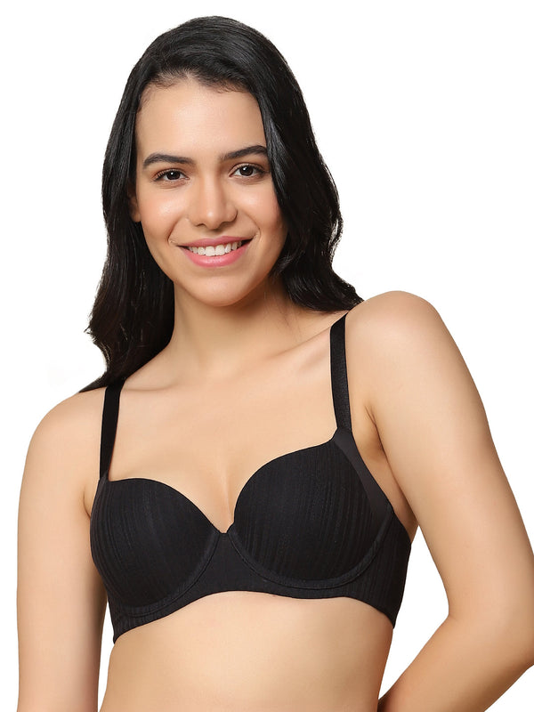 TRIUMPH-123I531 Body Make-Up Patchwork Bra Padded Wired
