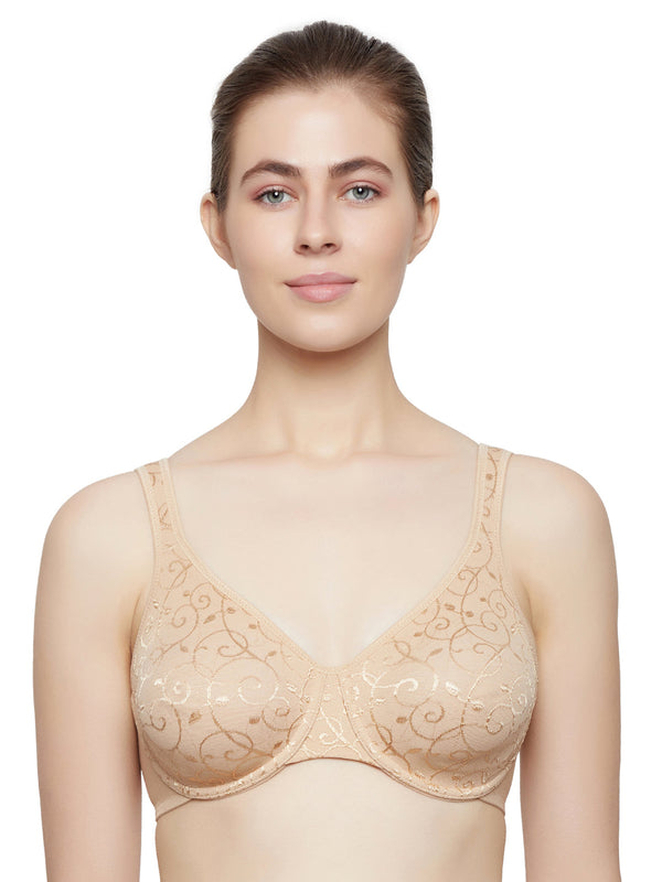 TRIUMPH-151I360 Cotton Non Padded Wired Seamless Everyday Bra