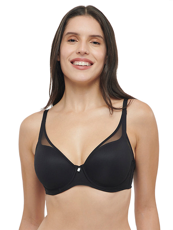 TRIUMPH-123I530 Mesh Spotlight T-Shirt Bra Padded Wired
