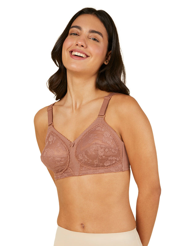 TRIUMPH-20I319 3D Doreen Wireless Non Padded Full Coverage Support Big-Cup Classics Bra
