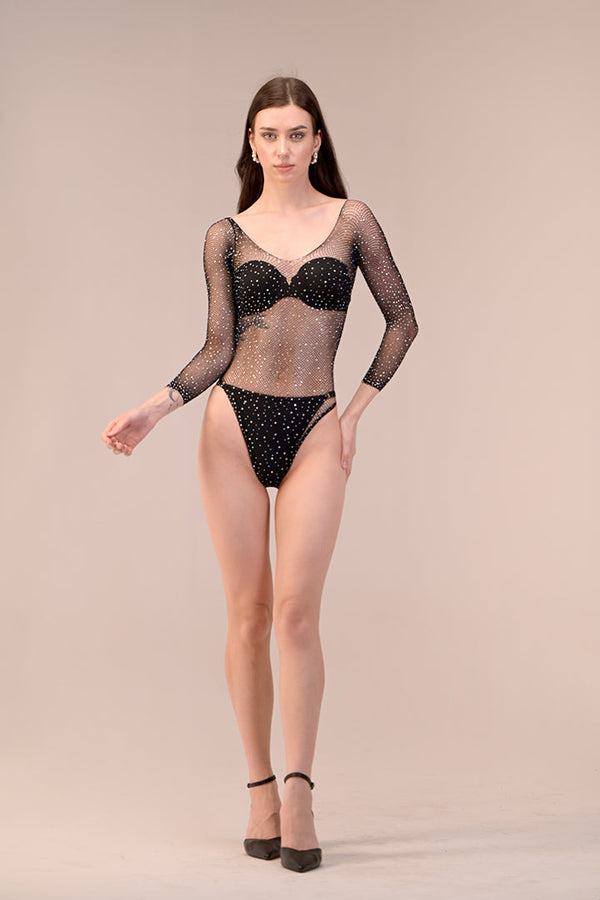 AXTZH Midnight Stardust Bodysuit ST1P1006