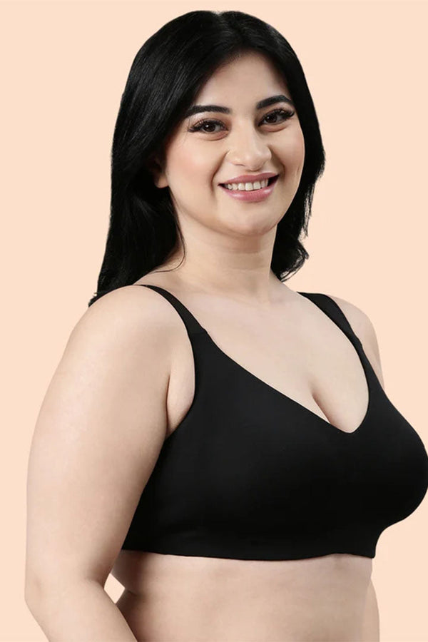 ENAMOR BRA F121 Ultimate Smoothening Full Support Bra for Women- Full Coverage, Non Padded and Wirefree