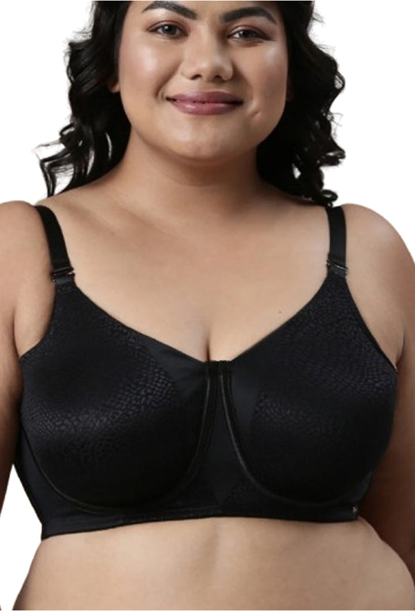ENAMOR BRA-F124 Body Transform Smoothening Minimizer Bra for Women - Non Padded, Wired and Full Coverage