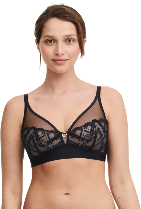 CHANTELLE C21S20 Graphic Support Lace Wireless Bra