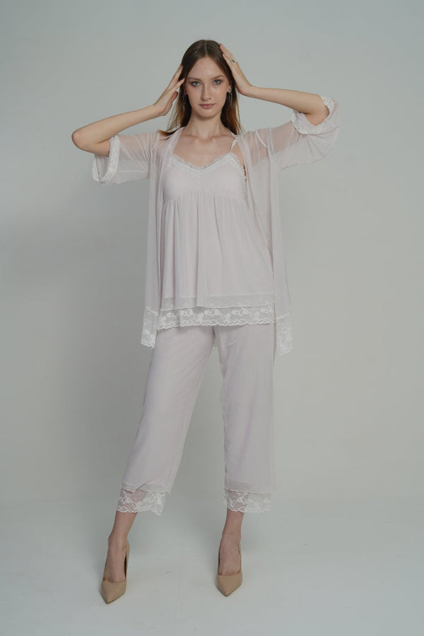 AXTZH Whispered Comfort Two-Piece Night wear X0154-ICE-F11N