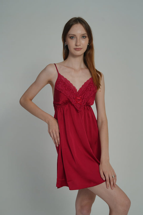 AXTZH Enchanted Glow One-Piece-X8321-SCARLET-F1S