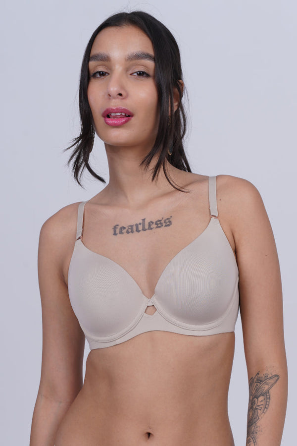 TRIUMPH Padded Underwire Bra with Modern Keyhole Detail and Sleek Contours 123I583-NN