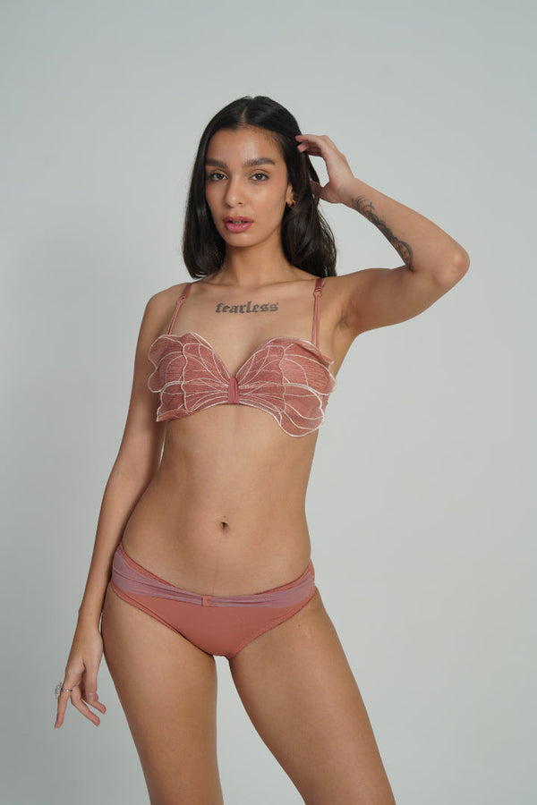 BELLAGIO Secret Bloom Lingerie Set BP0312-ROSE