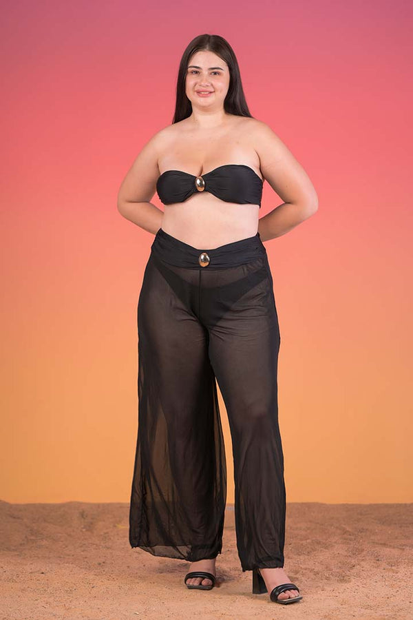 AXTZH The Everything Beach Set – 3-Piece Swimwear X2518-BLACK-3PB