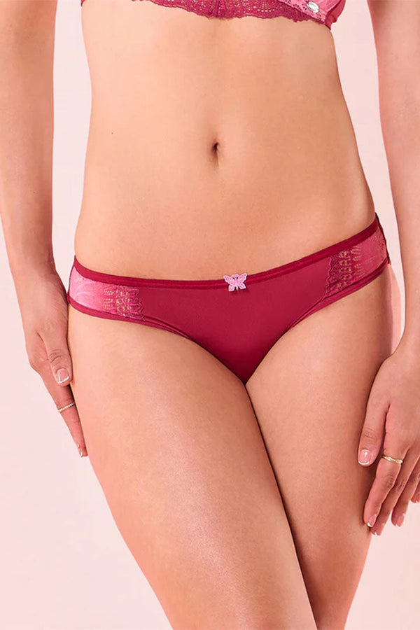 ENAMOR PANITY P191 Coral Wave Scallop Wave Low Waist Lace Bikini