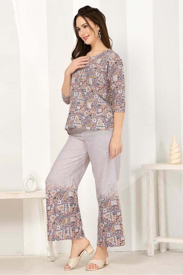 Angels Boho Print Lounge Set A157IY