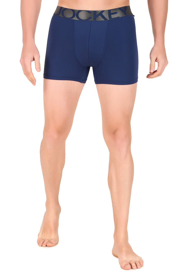 Jockey-IC28 Tactel Microfiber Elastane Stretch Solid Trunk with Moisture Move Properties -RYBLU