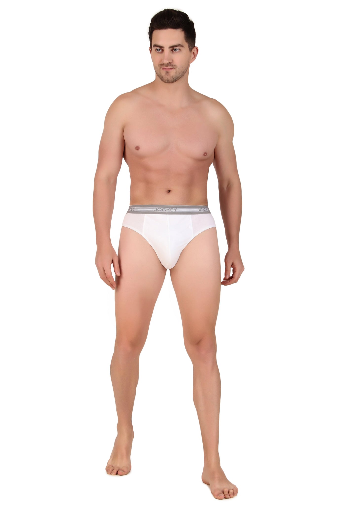 Jockey-1010 Super Combed Cotton Solid Brief with Stay Fresh Treatment