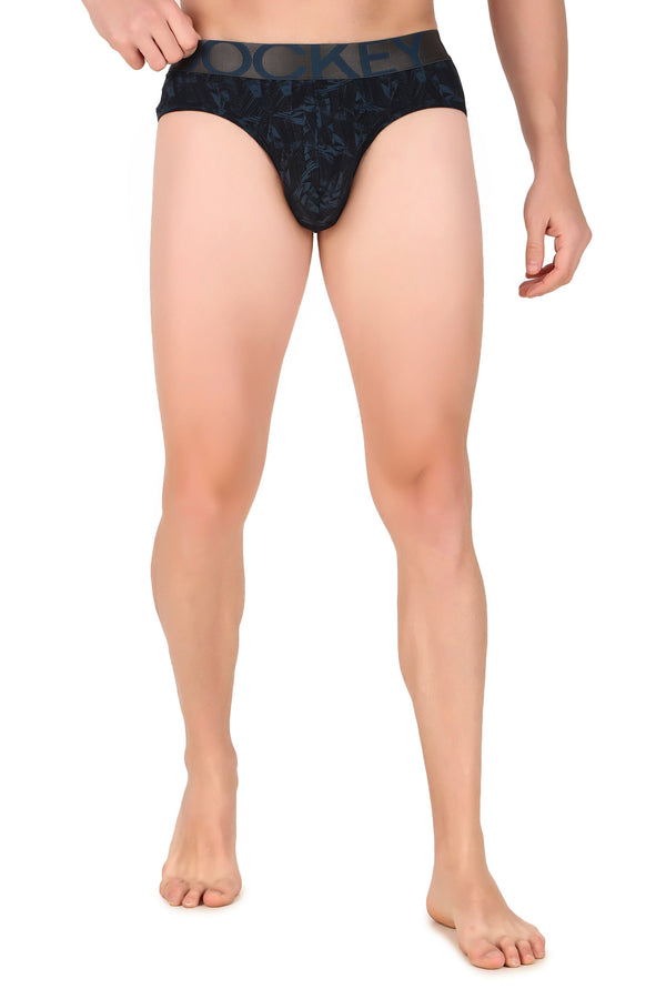 Jockey-IC29 Tactel Microfiber Elastane Stretch Printed Brief with Moisture Move Properties -PTLPR