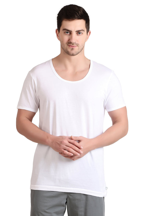 Jockey-8817 Super Combed Cotton Round Neck Half Sleeved Vest