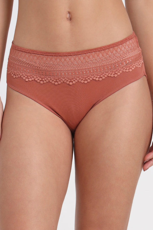 ENAMOR PANTY P125 Trendy Mid-Waist Hipster Panty