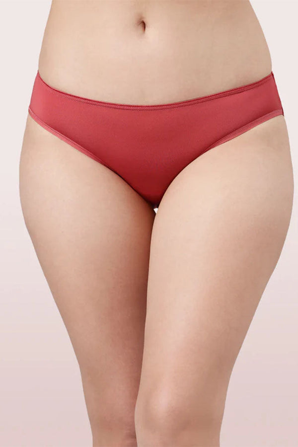 ENAMOR PANTY P000 Garnet Rose Low Waist Women Hipster Multicolor Panty