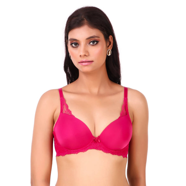 TRIUMPH-123I048 Padded Wired Lace Fashion Bra