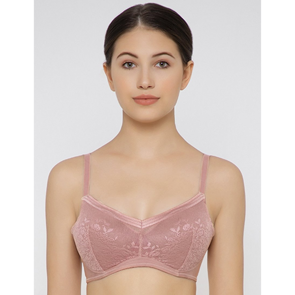 WACOAL-LB4821 Wireless Padded T-Shirt Lace Bra