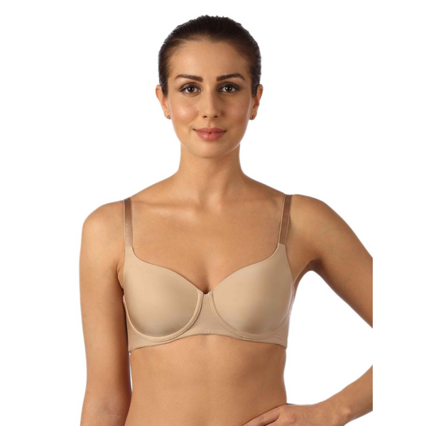 TRIUMPH-110I401 T-Shirt Bra 60 Invisible Padded Wireless Body Make-Up Series Light Weight Seamless Everyday Bra
