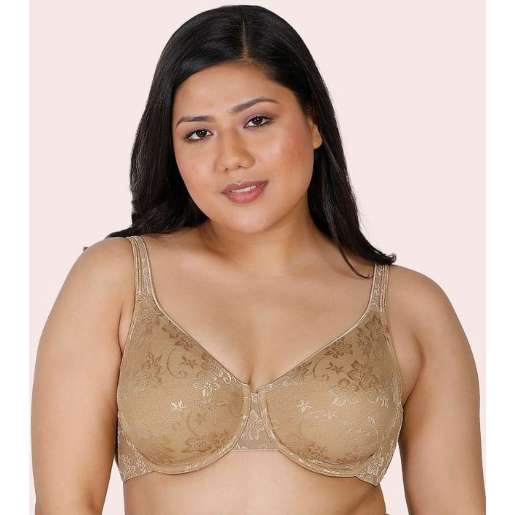 Enamor-F035 Minimizer Full Support Bra - Non-Padded Wired High Coverage