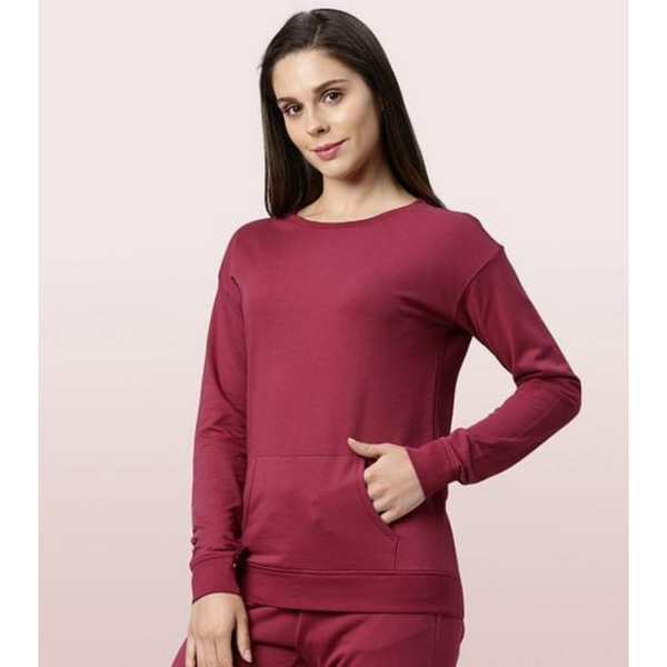 Enamor-E901 COMFY SWEAT | COTTON TERRY LOUNGE SWEAT