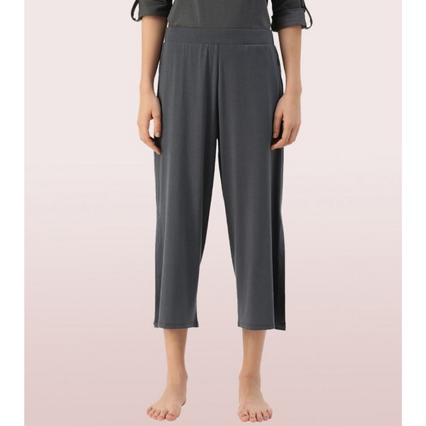 ENAMOR-E064 SHOP IN CULOTTE | CROP LENGTH CULOTTE WITH SMART SIDE SLITS