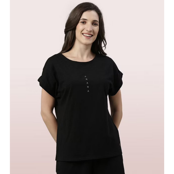 ENAMOR-E302 BASIC DOLMAN TEE | COTTON SLUB JERSEY DOLMAN GRAPHIC TEE