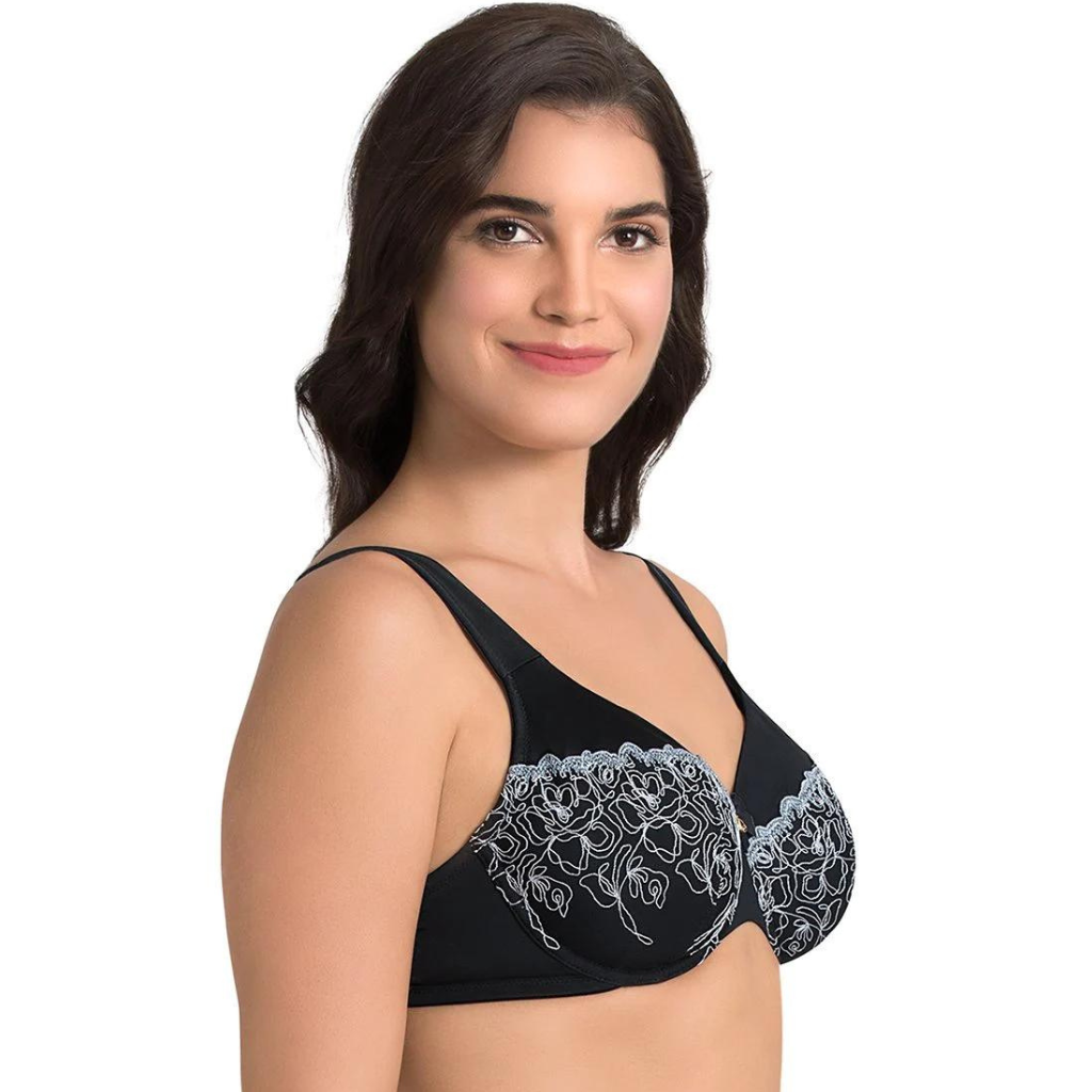 AMANTE F0010 Ultimo Deco Floral Non-Padded Wired Full Cover Bra