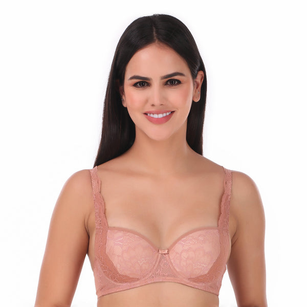 TRIUMPH-123I281 T-Shirt Bra,Satin Edge Padded Wired Bra