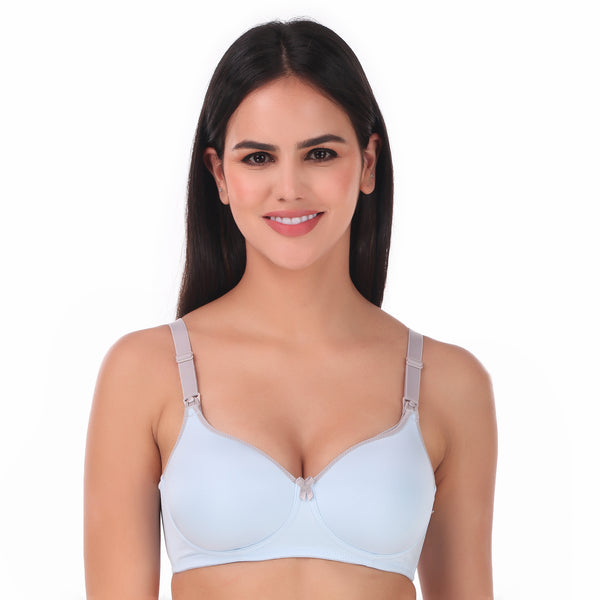 TRIUMPH-110I498 Wireless Full Coverage Comfortable Thin Padded Maternity Nursing Bra -B5