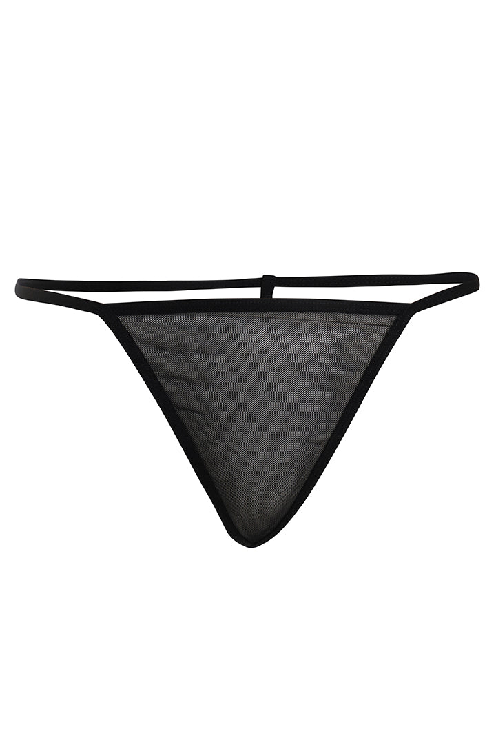 AXTZH Satin and Sheer Lace Nightwear Set with Thong and Robe NWX8803-FF-F11N