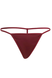 AXTZH Deep V Lace Nightwear Set with Thong NW X5529-SCARLET-F1S