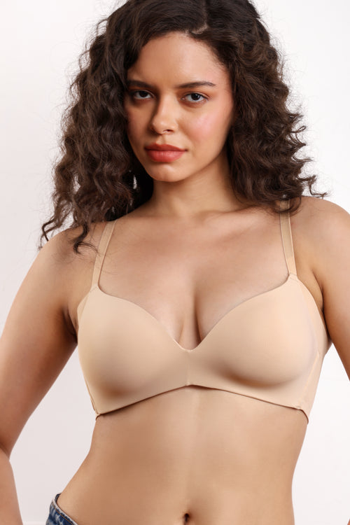 Seamless T-Shirt Bra | Bonded Light Padded Everyday Bra