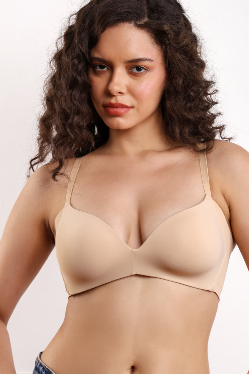 Seamless T-Shirt Bra | Bonded Light Padded Everyday Bra