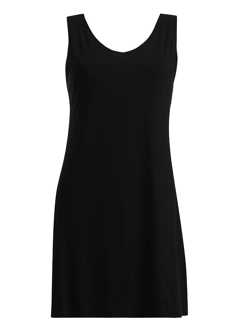 AXTZH Seamless Everyday Cami Dress X0850-BLACK-G5P