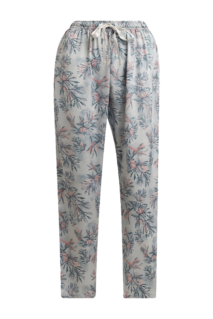 ANGELS Floral Satin Pyjama Set NIGHTWEAR AZPRINT-BLUPR-C2S