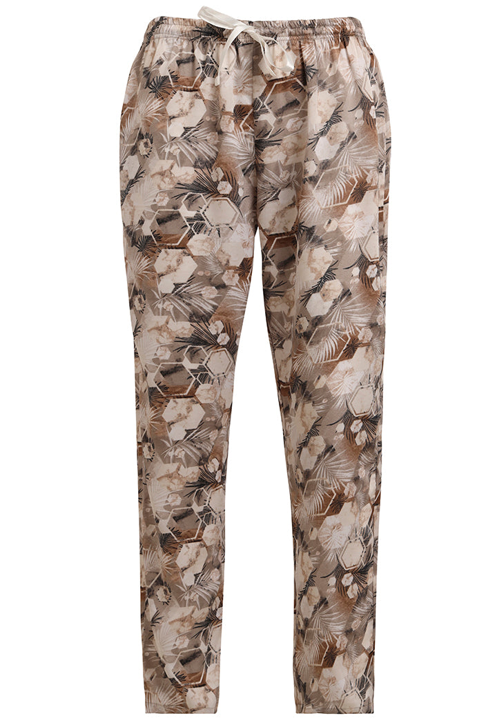 ANGELS Floral Satin Pyjama Set NIGHTWEAR AZPRINT-BEGPR-C2S