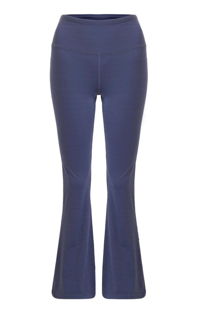 AXTZH Women’s High-Waist Flared Pants OUTER X0303-NAVY-ADF