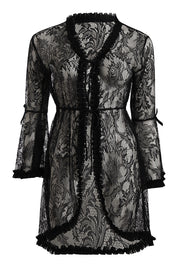 AXTZH BRIDAL INTIMATE NIGHTWEAR COLLECTION X0825-BLACK-F11N