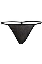 AXTZH Satin and Sheer Lace Nightwear Set with Thong and Robe NW X8803-SCARLET-F11N