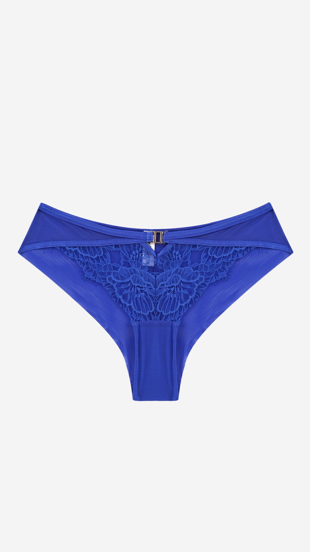 Floral Lace Bikini Panty | Cut-Out Front Brief