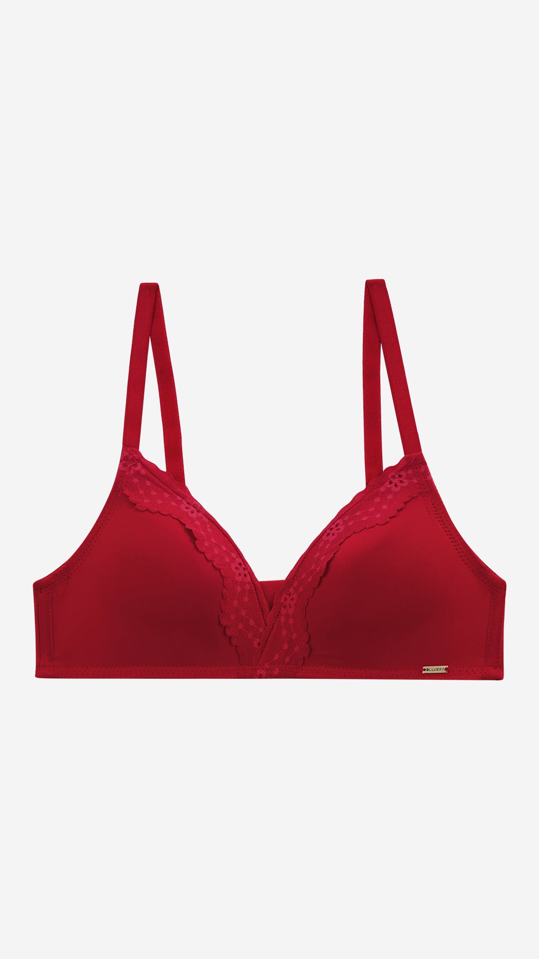 Lace Edge Padded Non-Wired Bra | Relaxed Chic Bra