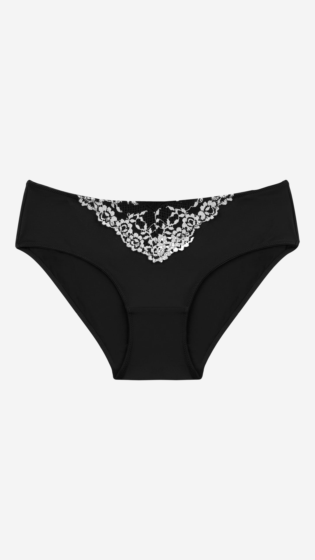 Floral Lace V-Front Brief | Floral Panty