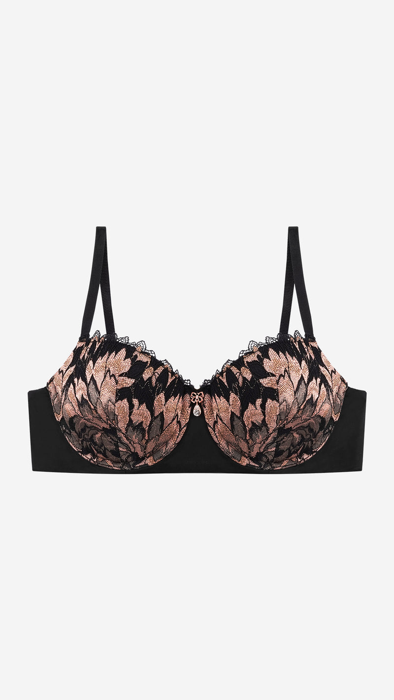 Botanical Lace Push-Up Bra | Padded Wired Fashion Bra