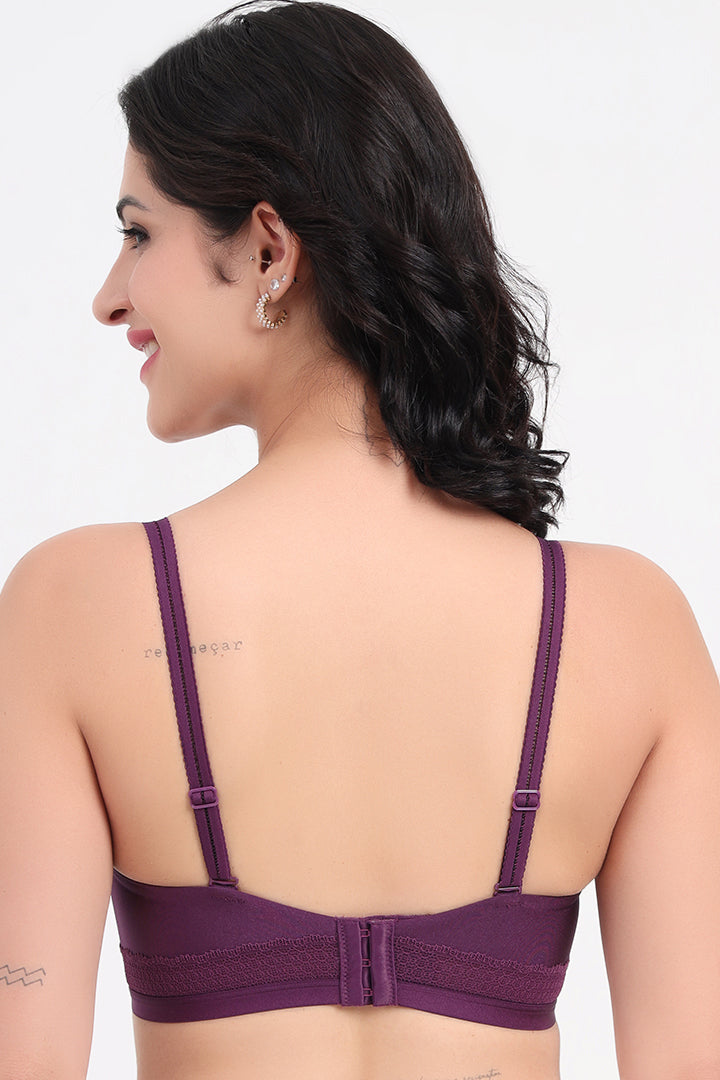 TRIUMPH-110I584 Padded Wireless Seamless Silhoutte T-shirt Bra -3M