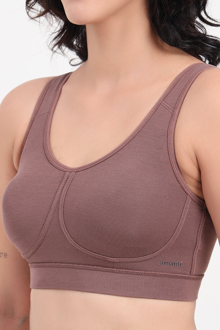 AMANTE BRA78901 All Day at Home Peppercorn Bra