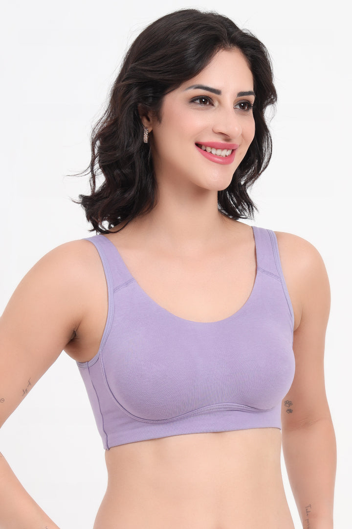 AMANTE BRA -BRA78801 All Day Lounge Solid Non Padded Non-Wired Daybreak Bra