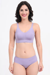 AMANTE BRA-BRA02001 Day Break Amante Non Padded Non Wired Full Coverage Invisible Support Seamless Adjustable Straps Skins Invisi Support Minimizer Bra